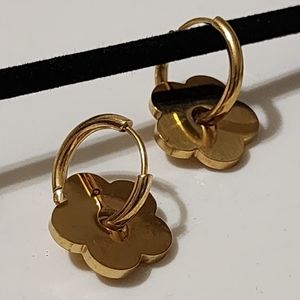 18k Gold Plated Stainless Steel Earrings